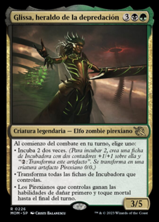 Glissa, heraldo de la depredación