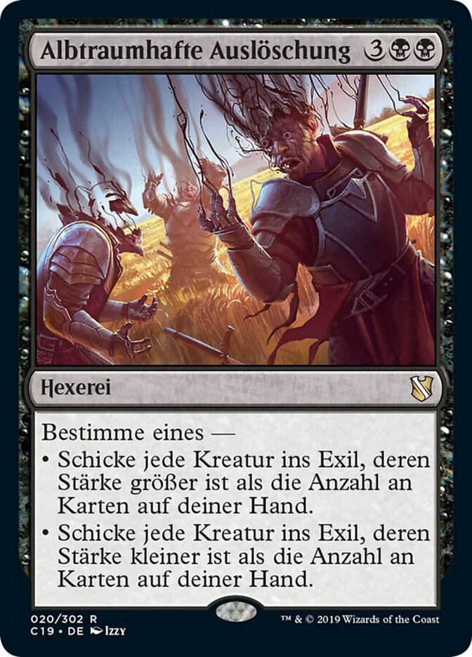 Albtraumhafte Auslöschung