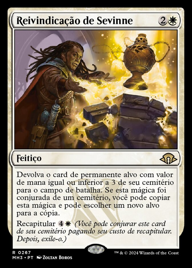 Reivindicação de Sevinne