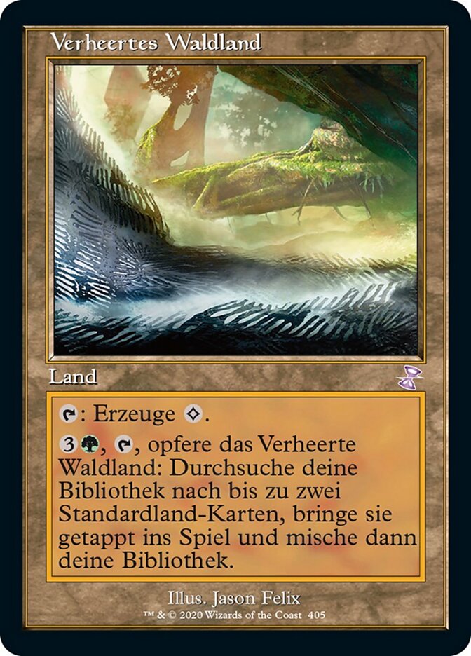 Verheertes Waldland