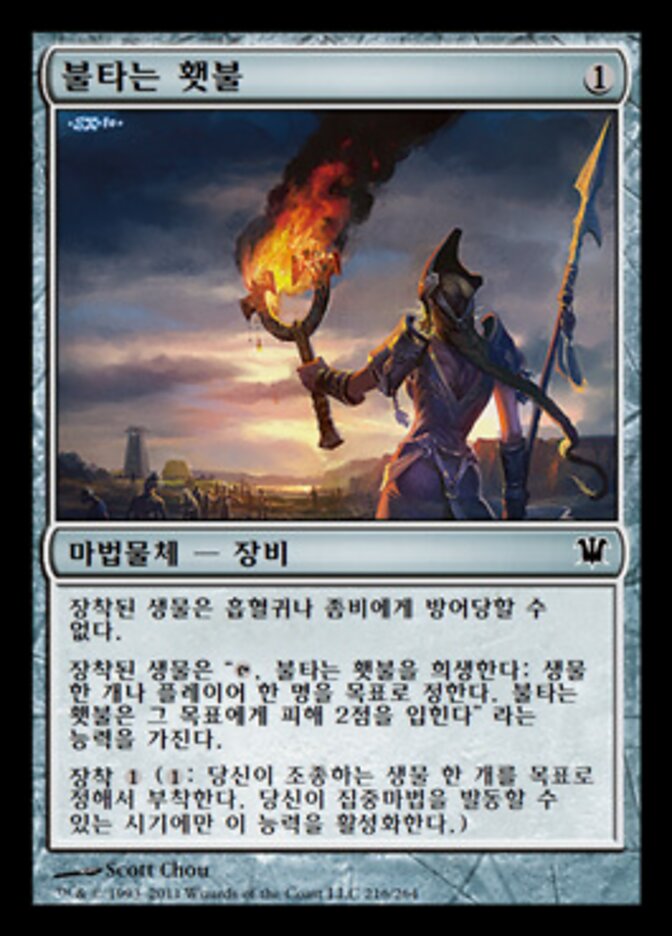 불타는 횃불