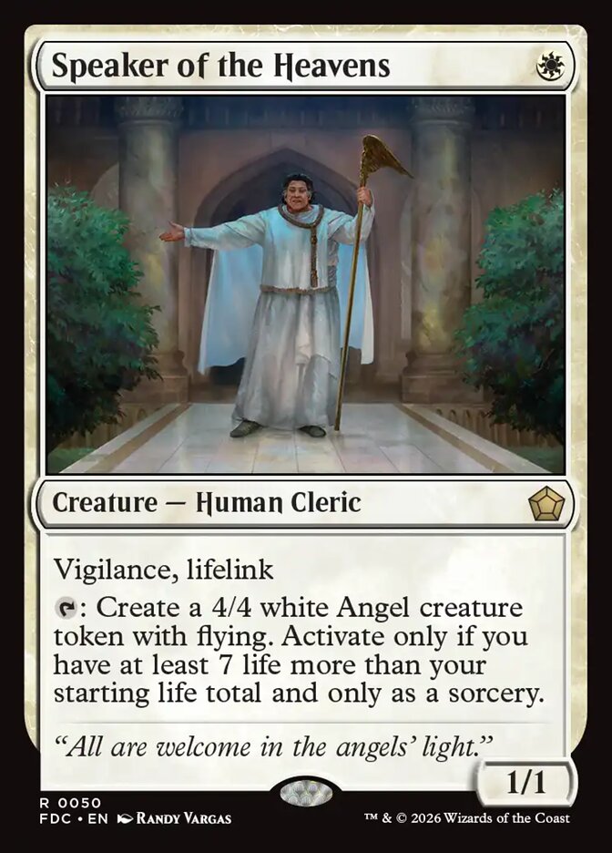 Speaker of the Heavens