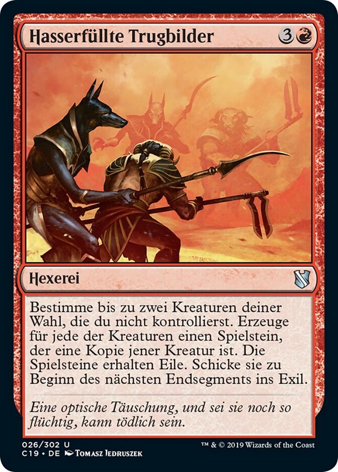 Hasserfüllte Trugbilder