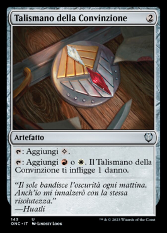 Talismano della Convinzione