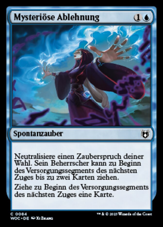 Mysteriöse Ablehnung