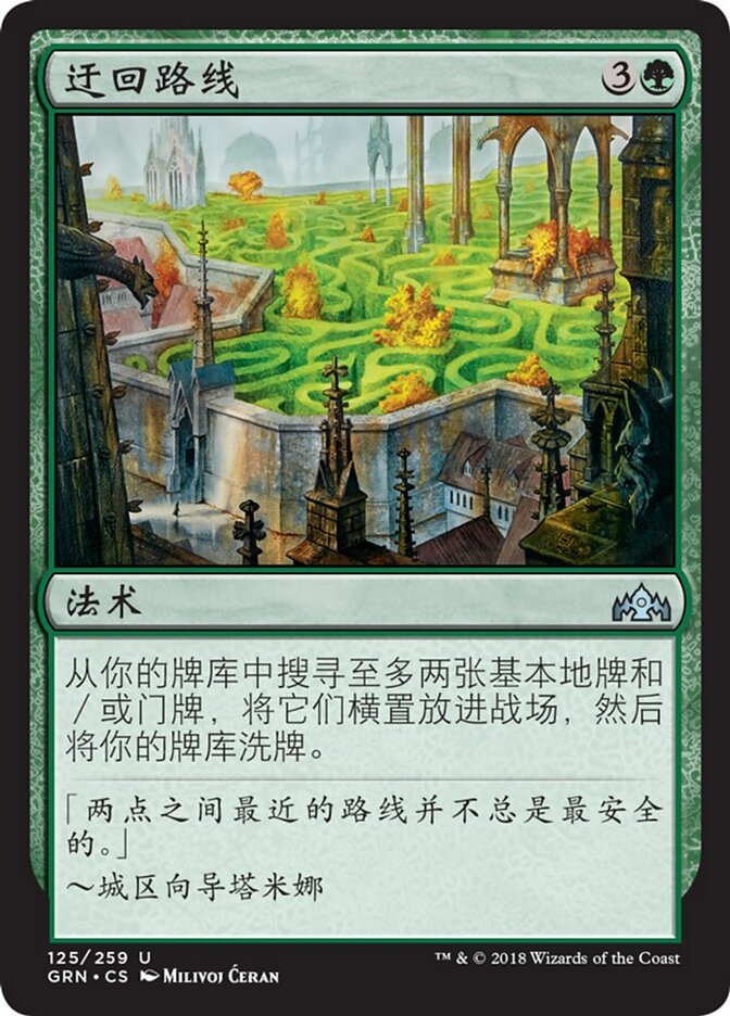 迂回路线