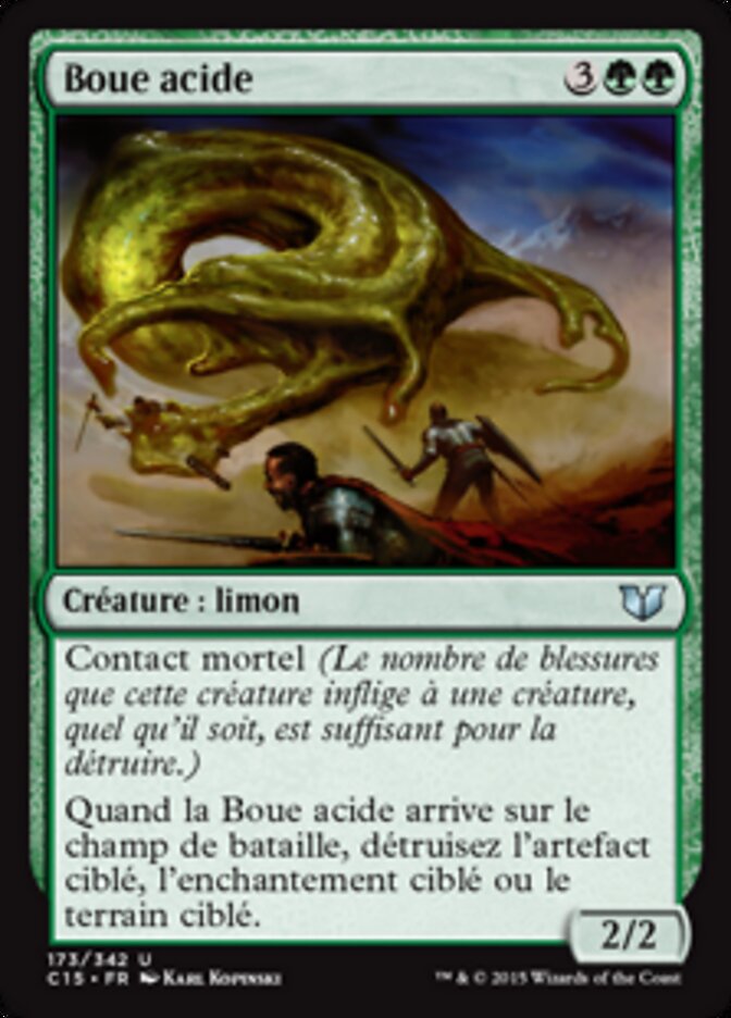 Boue acide