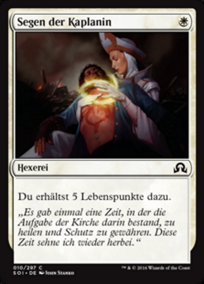Segen der Kaplanin