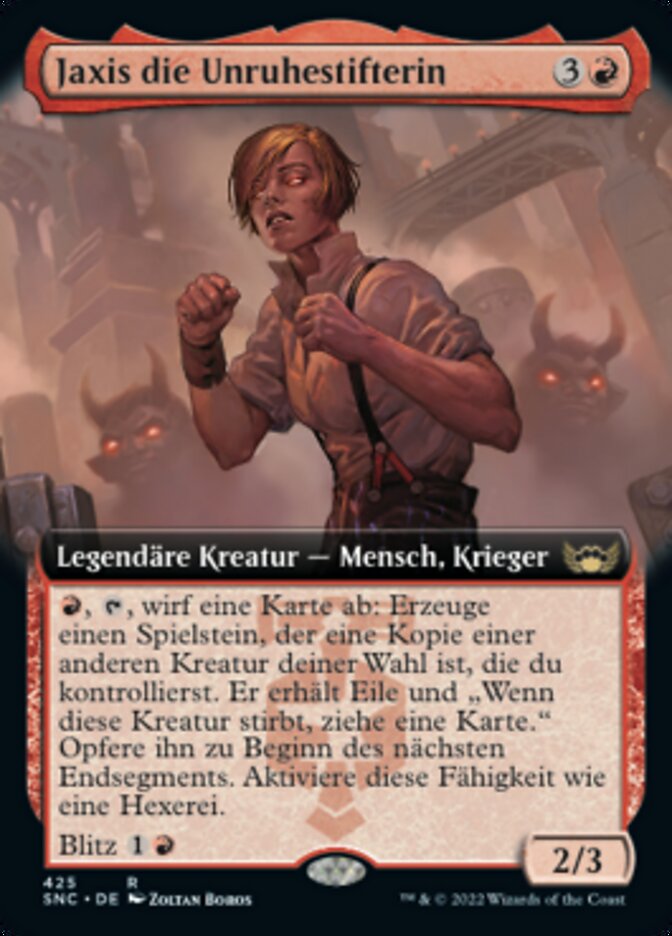 Jaxis die Unruhestifterin