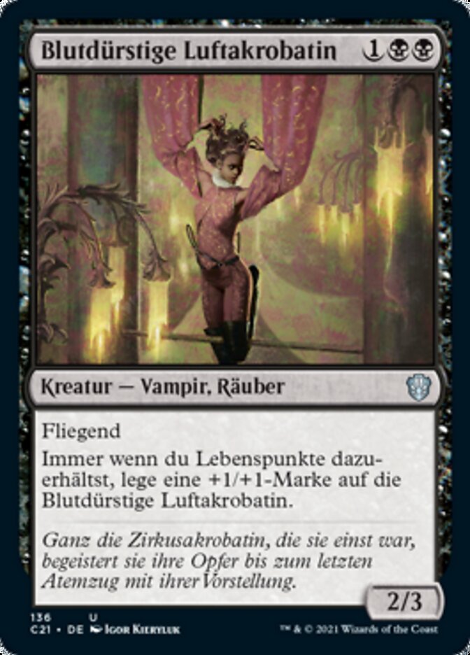 Blutdürstige Luftakrobatin