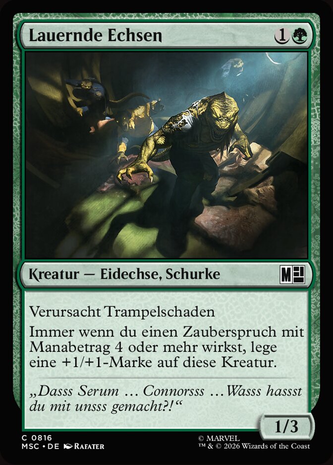 Lauernde Echsen