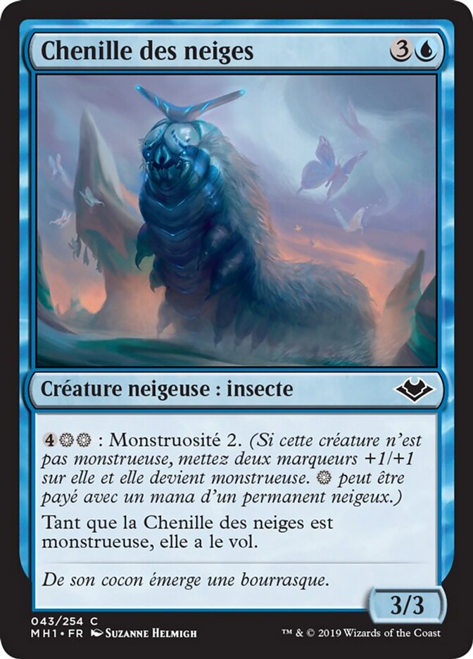 Chenille des neiges