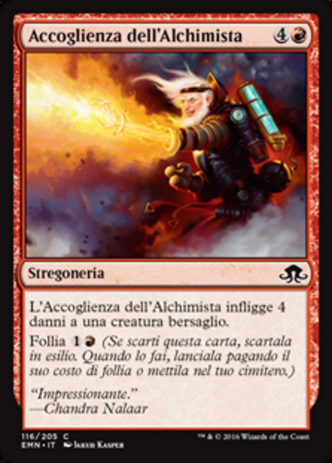 Accoglienza dell'Alchimista