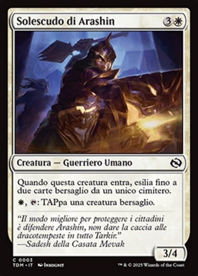 Solescudo di Arashin