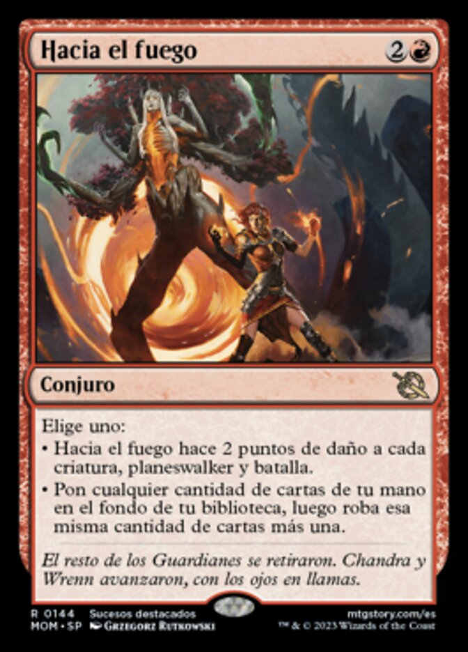 Hacia el fuego