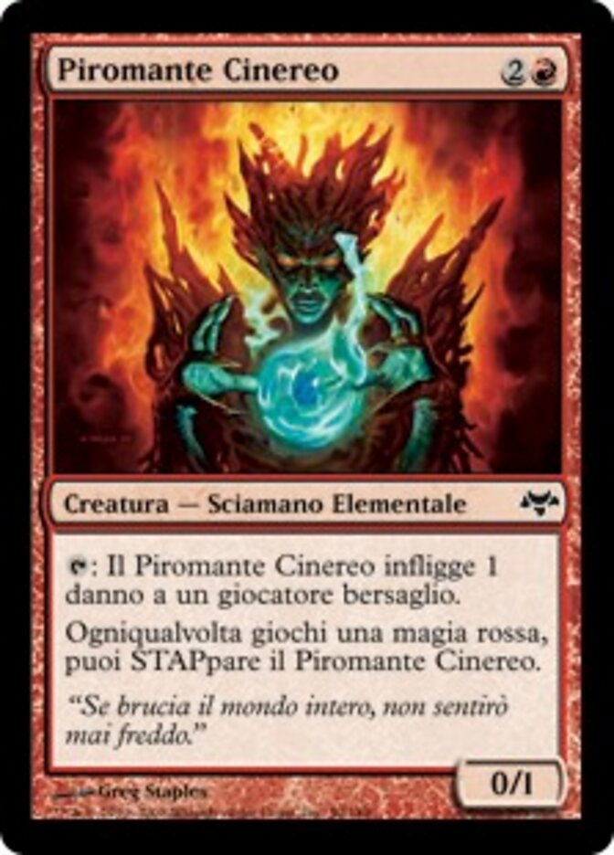 Piromante Cinereo