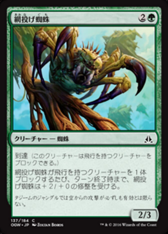 網投げ蜘蛛