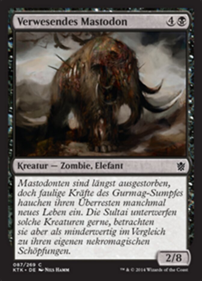 Verwesendes Mastodon