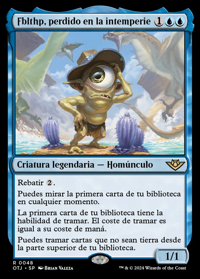 Fblthp, perdido en la intemperie
