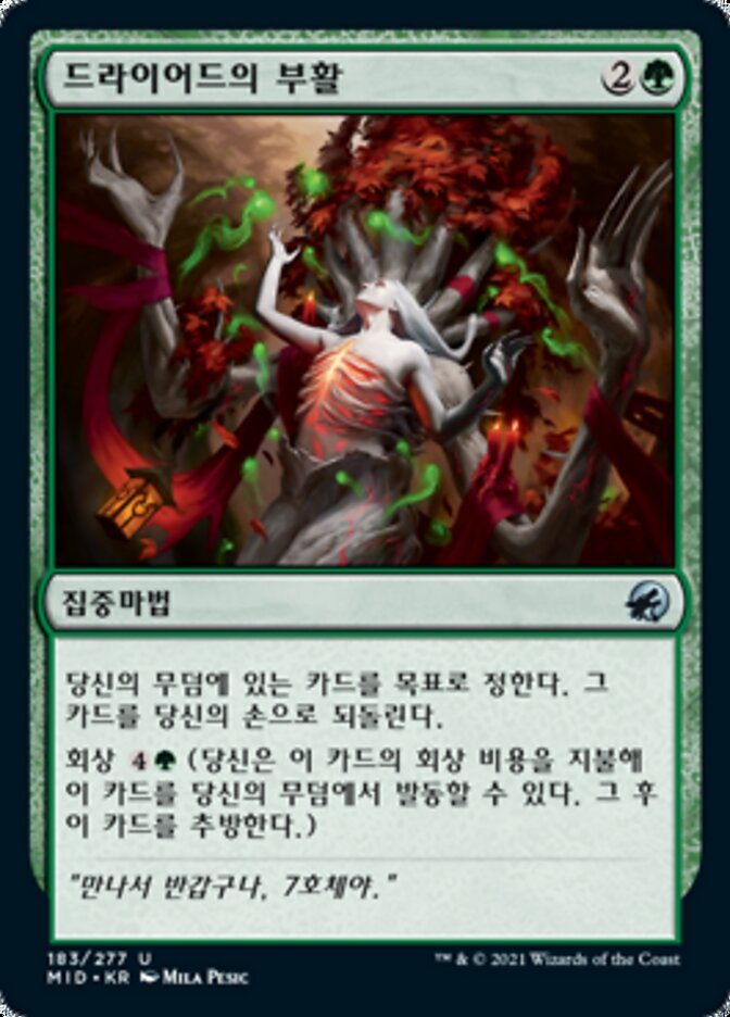 드라이어드의 부활