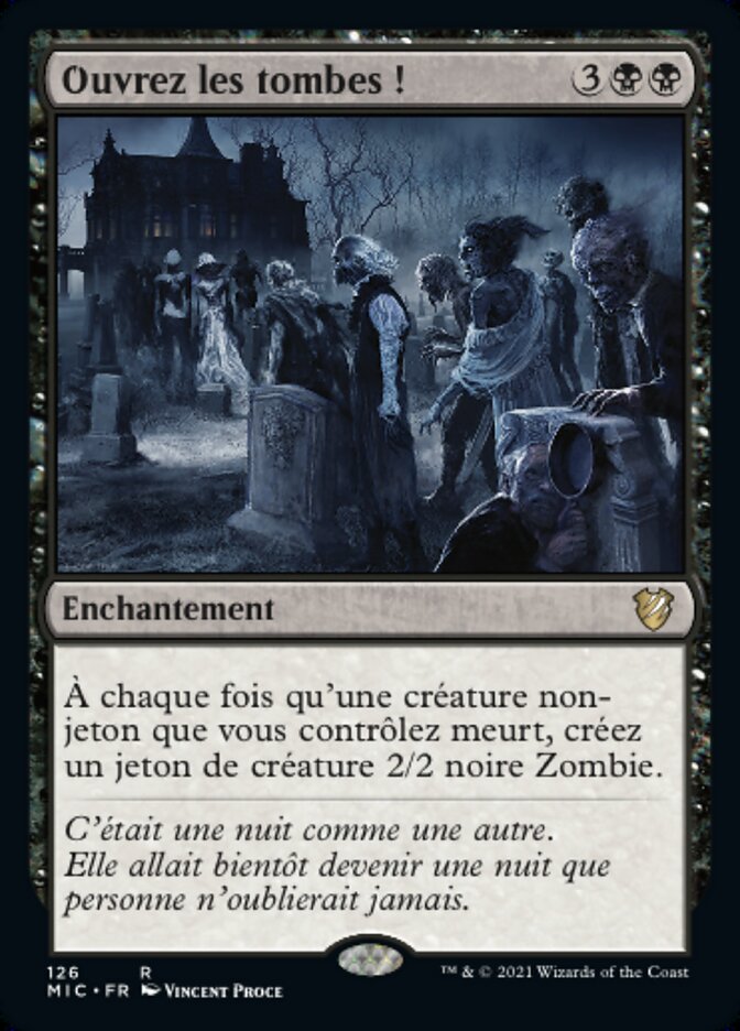 Ouvrez les tombes !