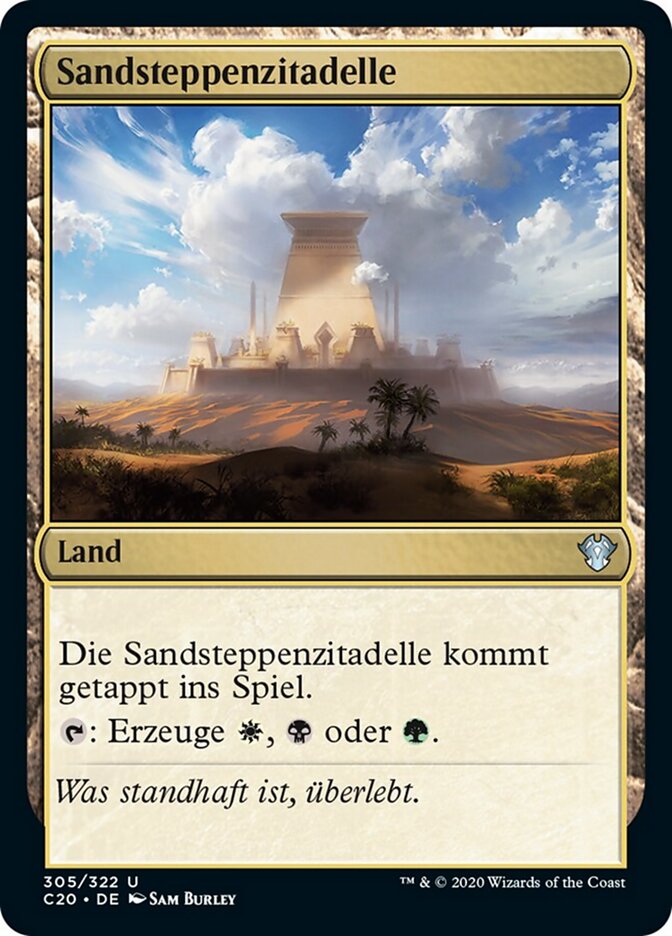 Sandsteppenzitadelle