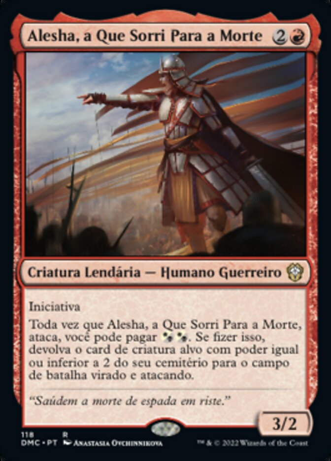Alesha, a Que Sorri Para a Morte