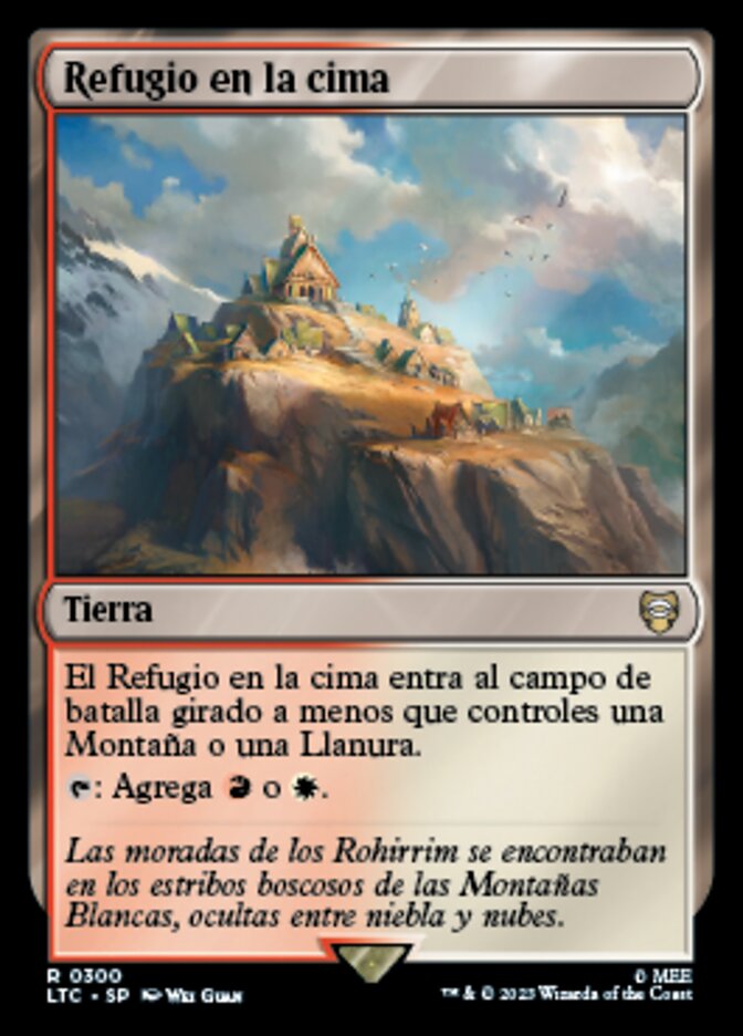 Refugio en la cima