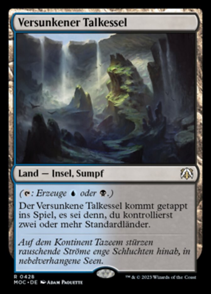 Versunkener Talkessel