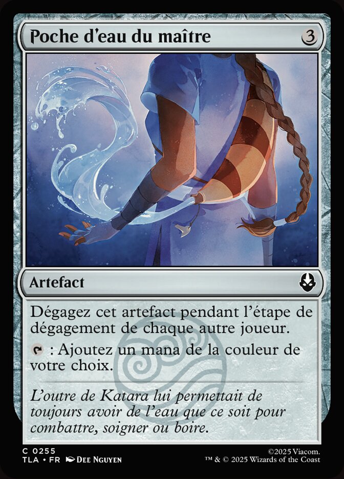 Poche d'eau du maître