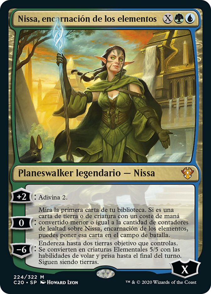 Nissa, encarnación de los elementos