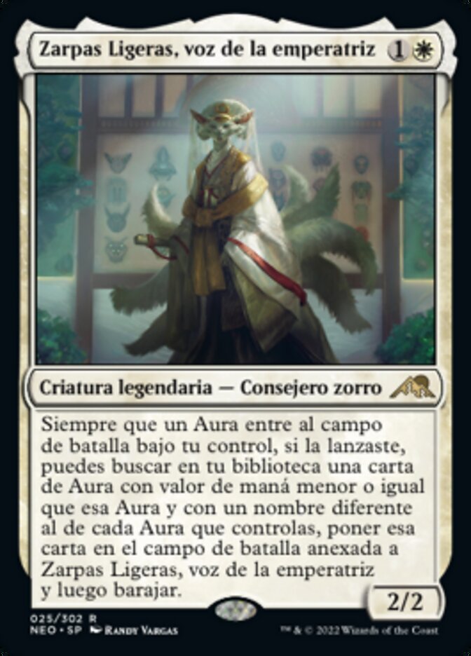 Zarpas Ligeras, voz de la emperatriz