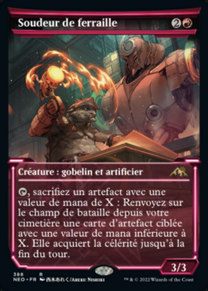 Soudeur de ferraille