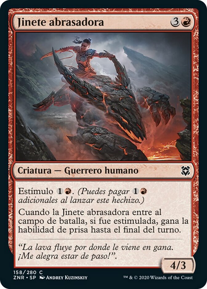 Jinete abrasadora