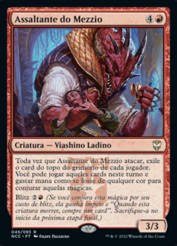 Assaltante do Mezzio