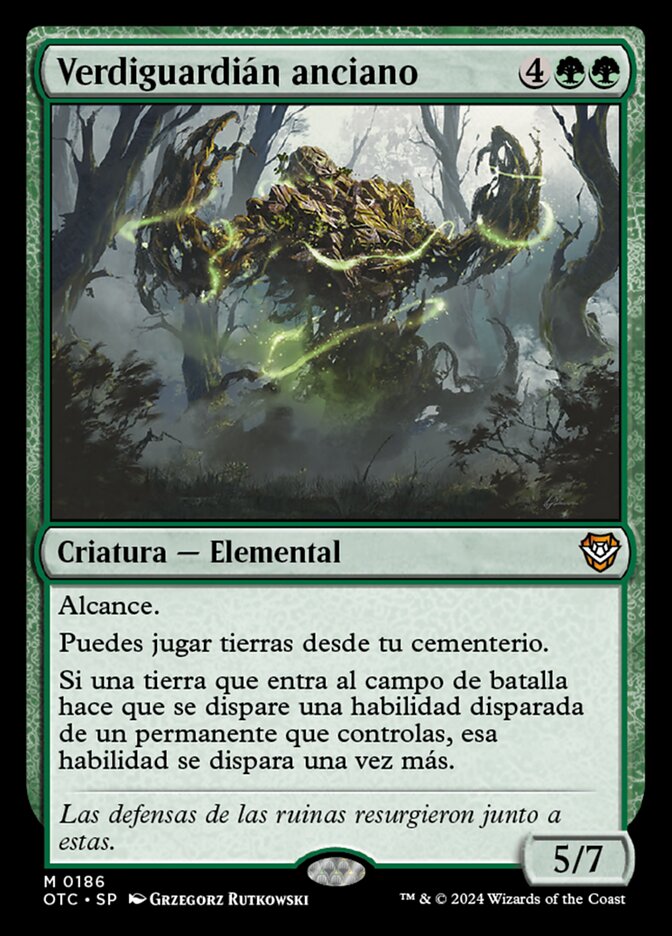 Verdiguardián anciano