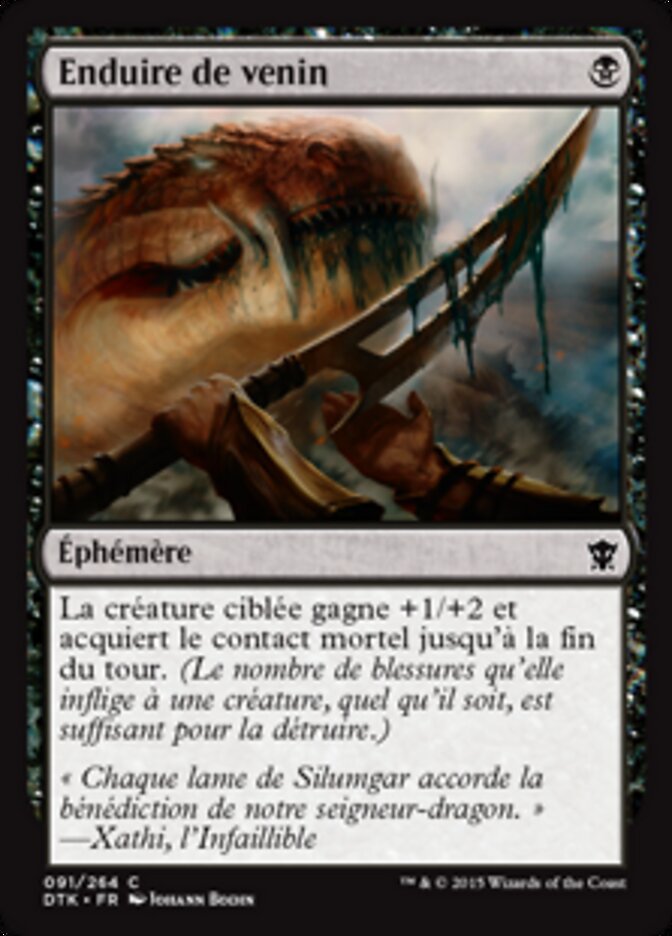 Enduire de venin