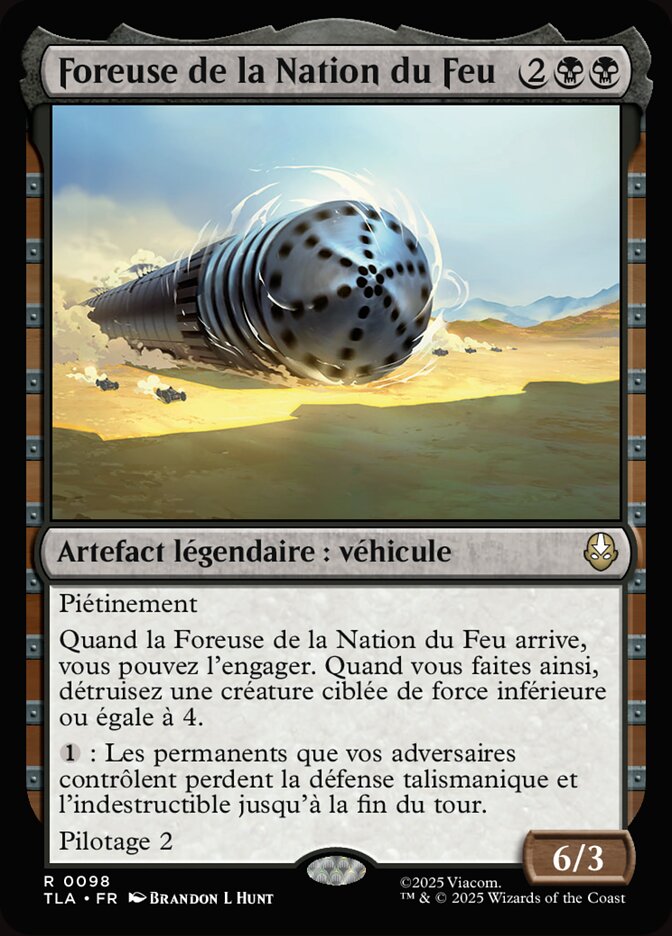Foreuse de la Nation du Feu