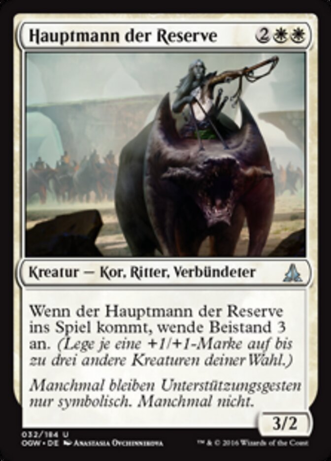 Hauptmann der Reserve