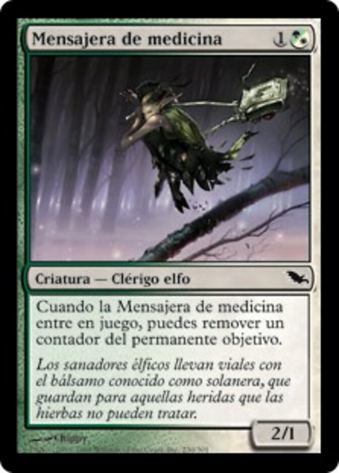 Mensajera de medicina