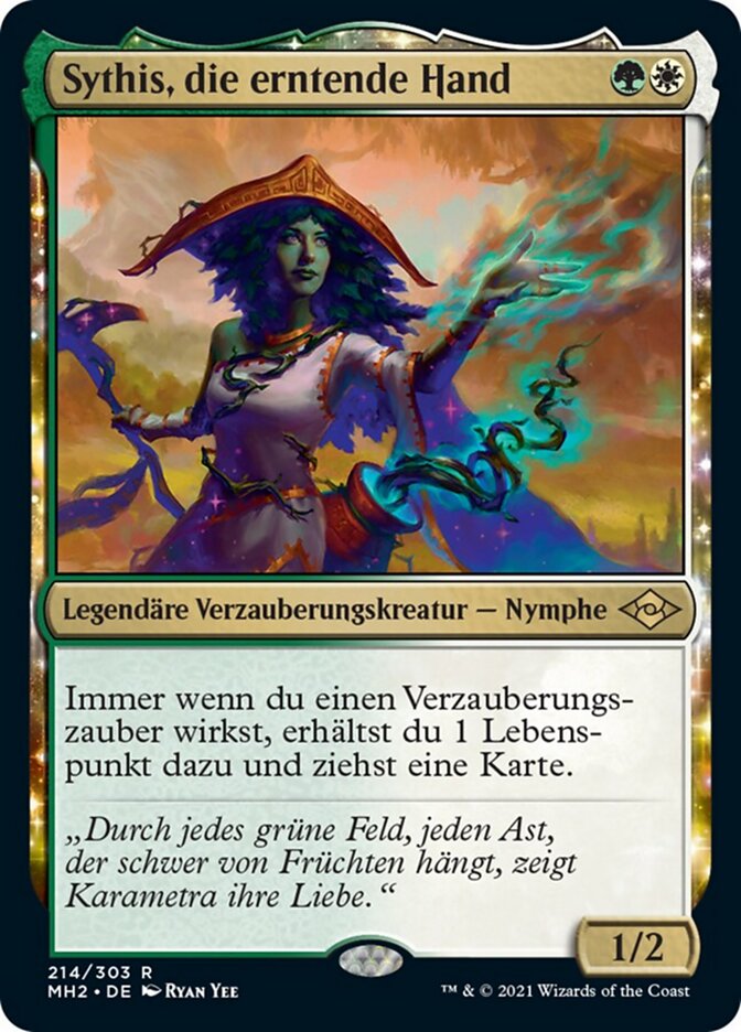Sythis, die erntende Hand