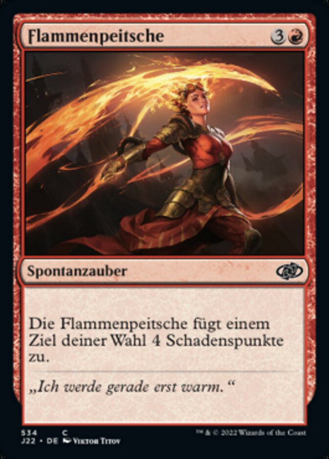 Flammenpeitsche