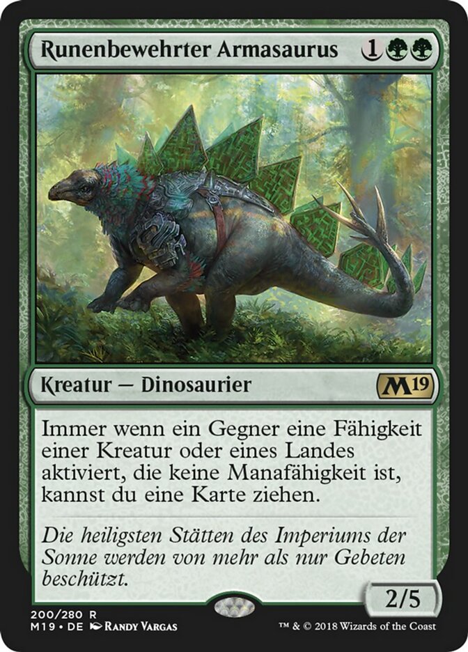 Runenbewehrter Armasaurus