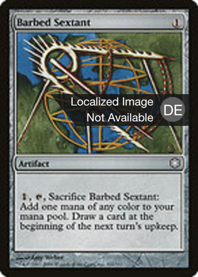 Gezackter Sextant