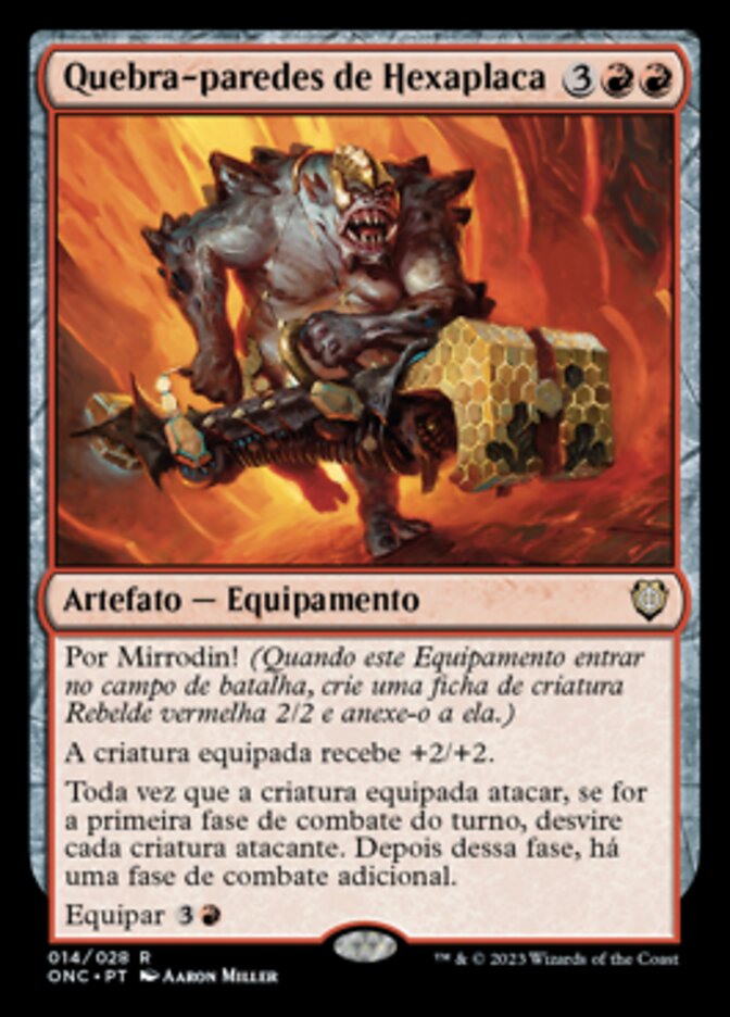 Quebra-paredes de Hexaplaca