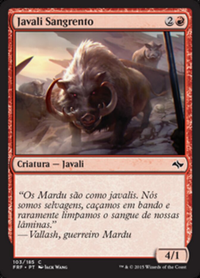 Javali Sangrento