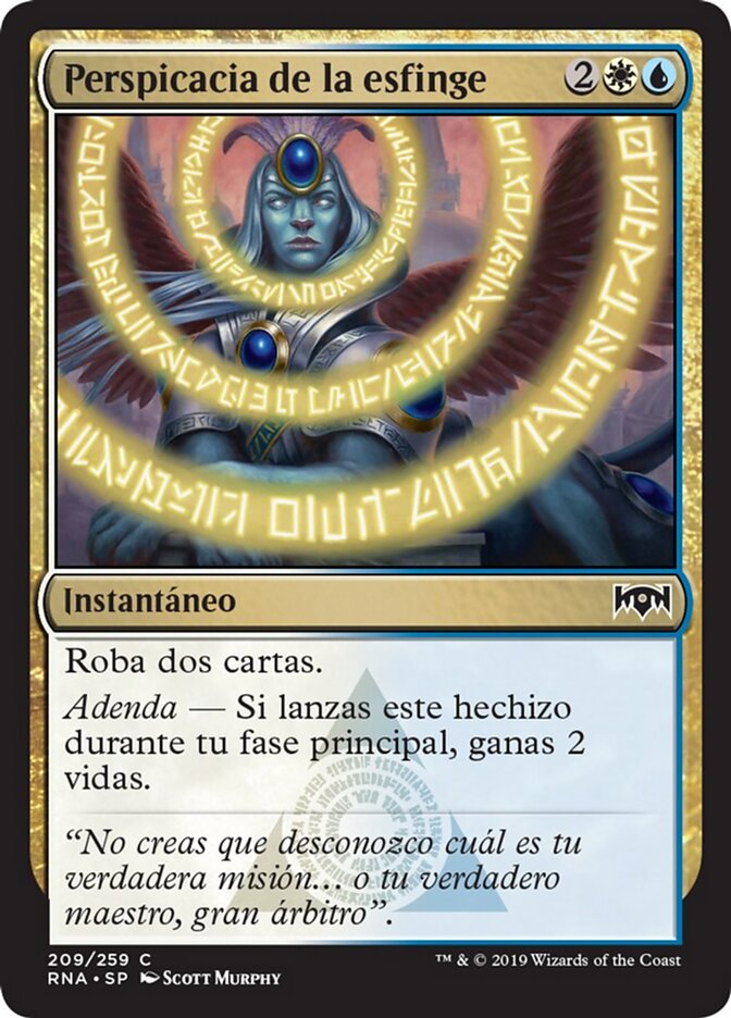 Perspicacia de la esfinge