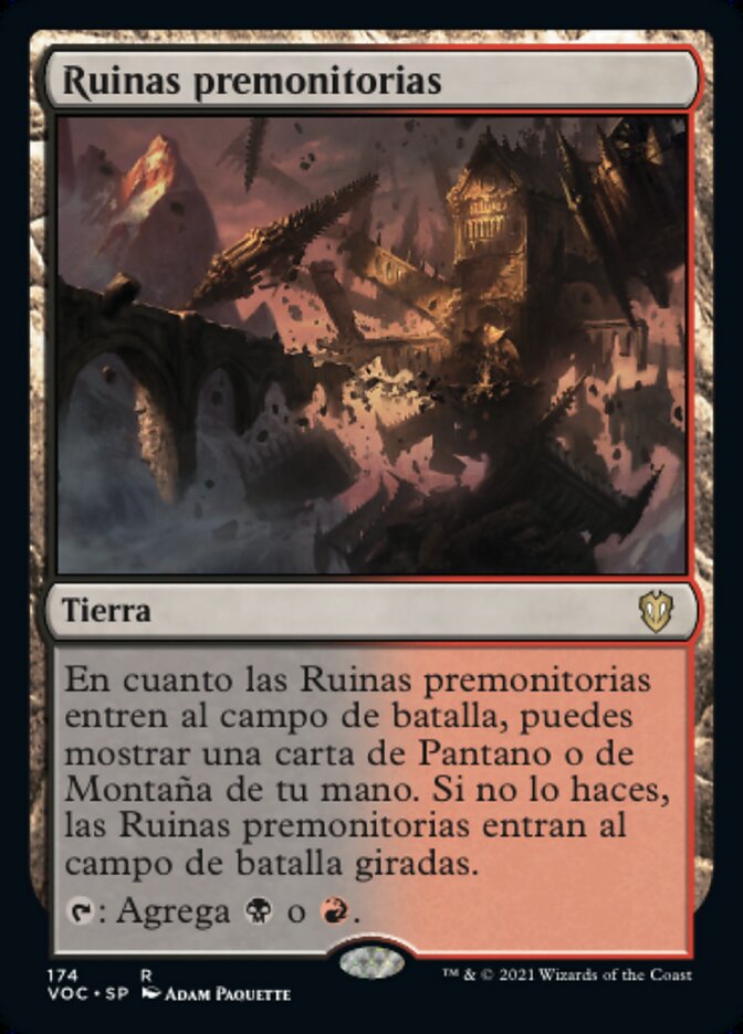 Ruinas premonitorias