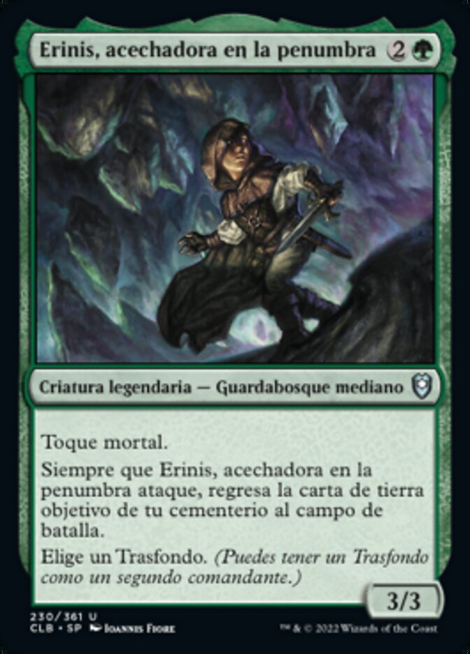 Erinis, acechadora en la penumbra