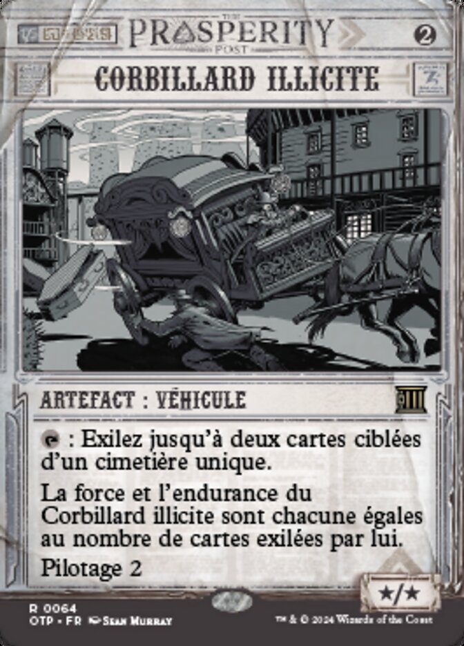 Corbillard illicite